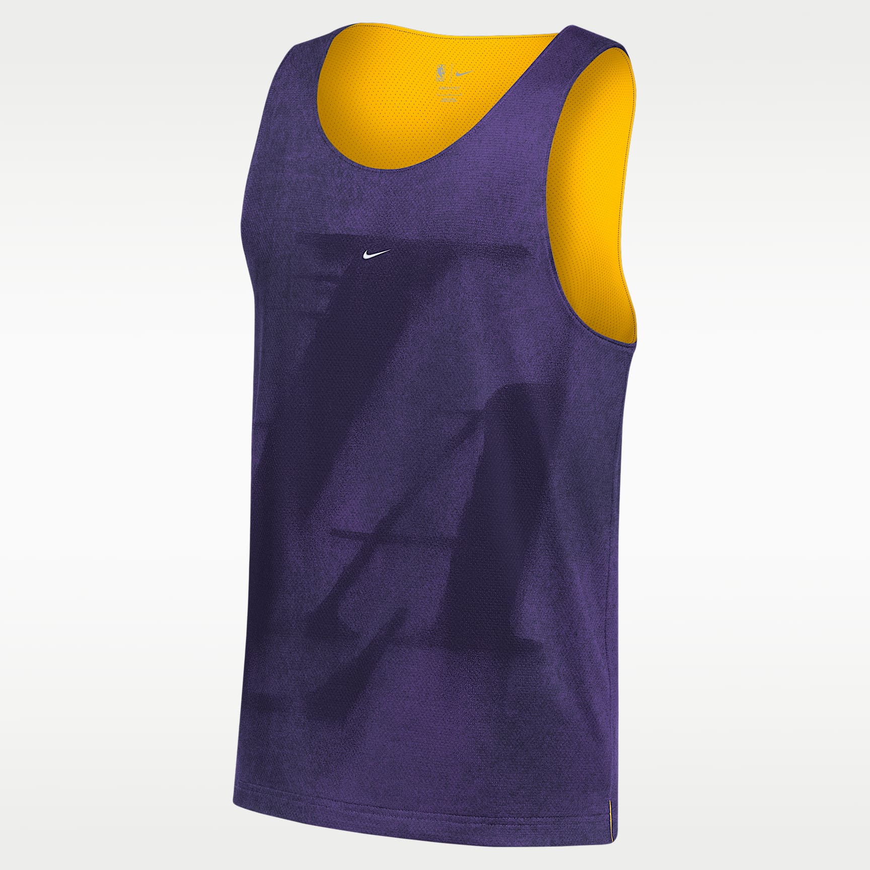 Los Angeles Lakers Standard Issue Nike Men's Mesh Basketball